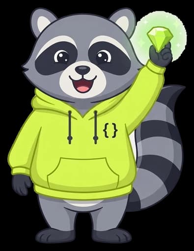 Scout, SwipeByte’s raccoon